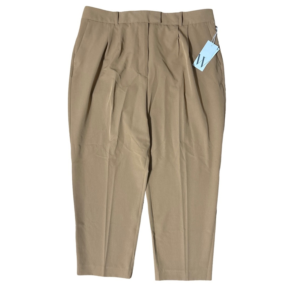 W by Worth Classic Tobacco Brown Wrinkle Free Trousers
